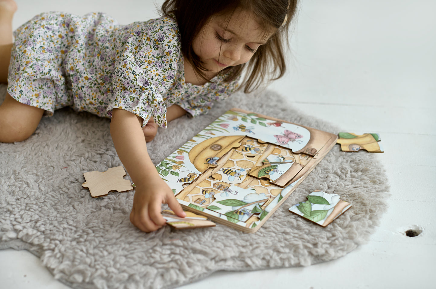 Där honungsbin bor träpussel