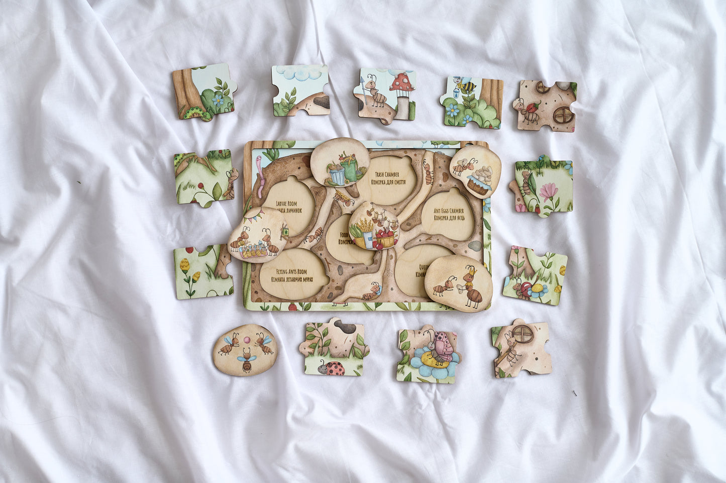 Where Ants Live Wooden Puzzle