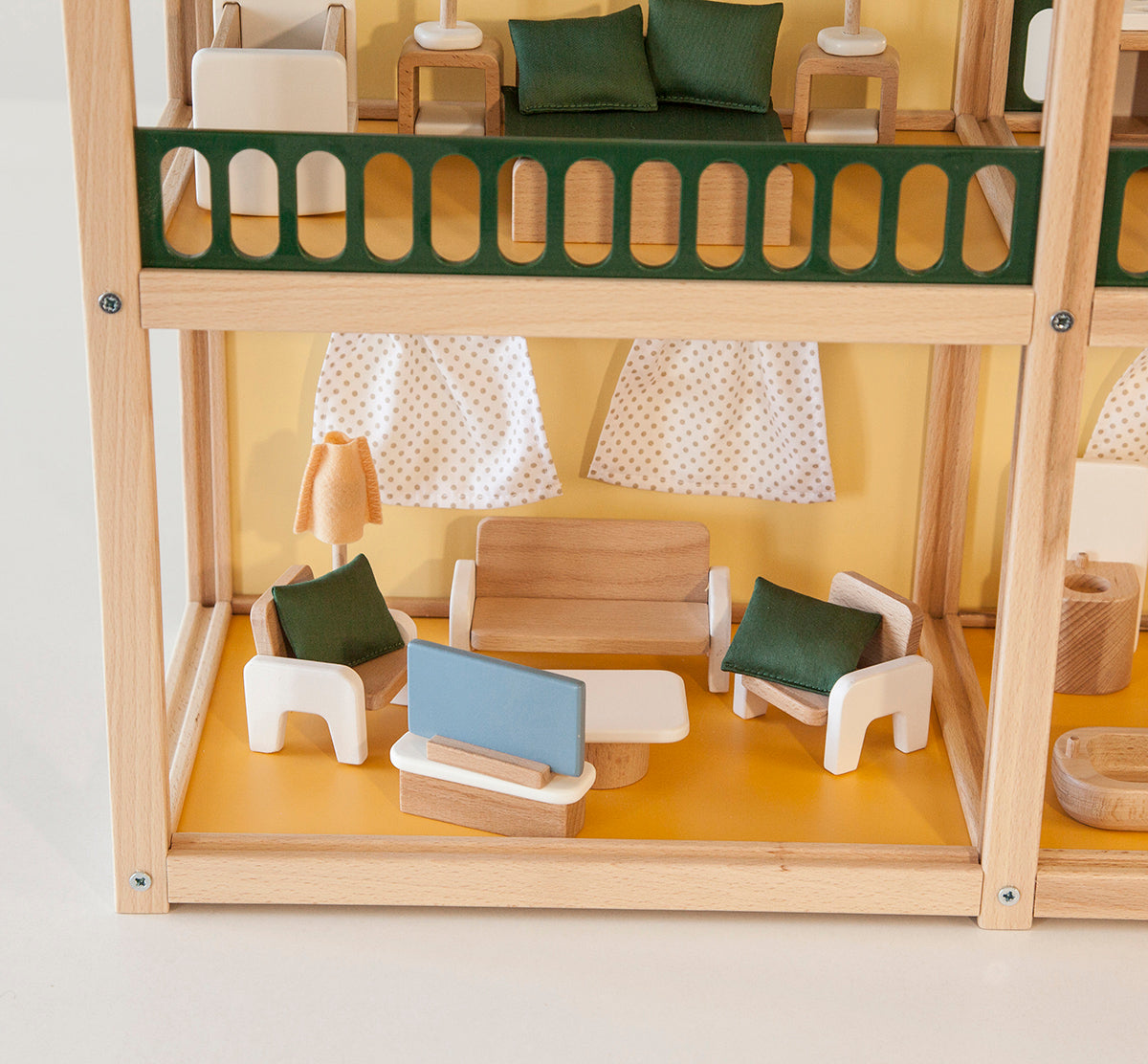 Large Wooden Dollhouse