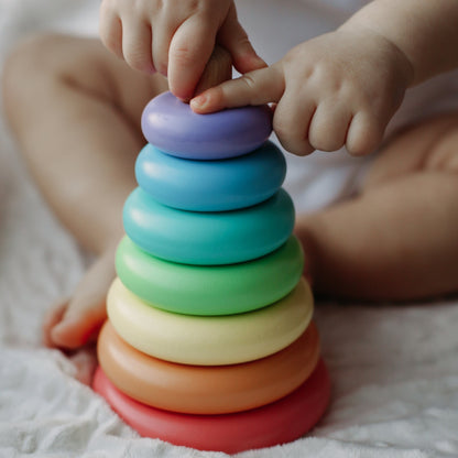 Wooden Stacking Toy -  Rainbow